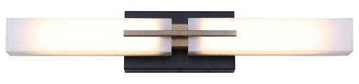 Wall Sconce / Vanity Canarm LVL289A24BKG Hazel 24 Inch LED Vanity Light in Black and Gold Canarm