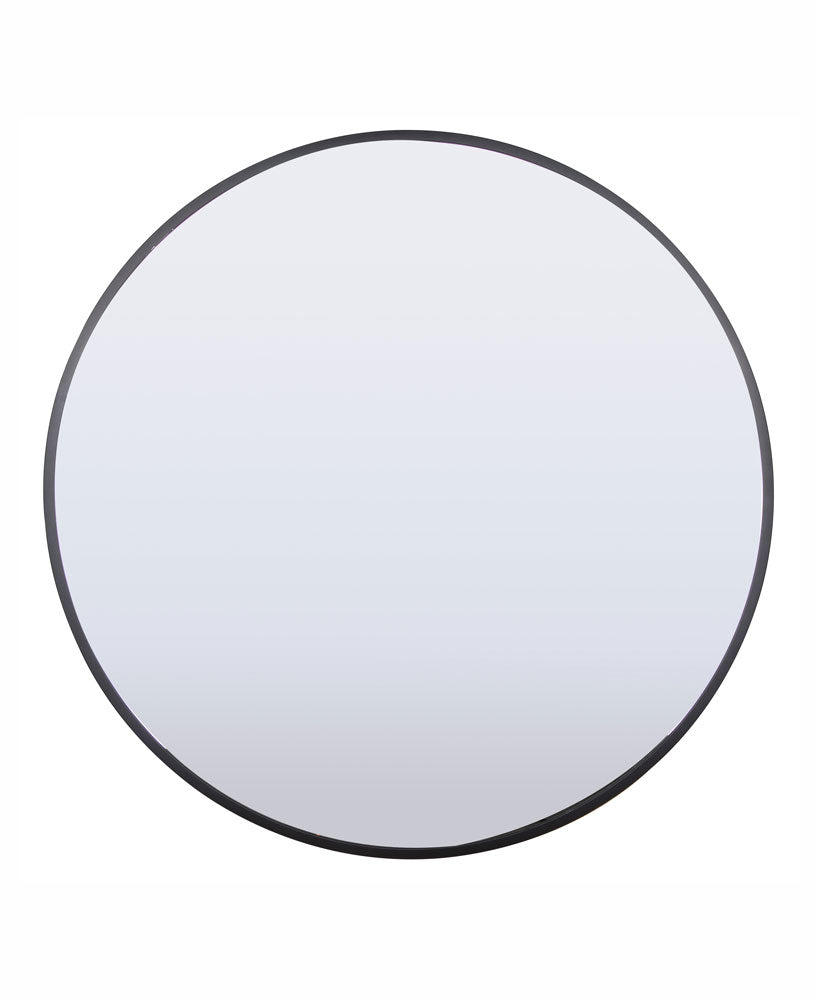 Canarm MCHDC1A2828MBK Round Medicine Mirror in Matte Black