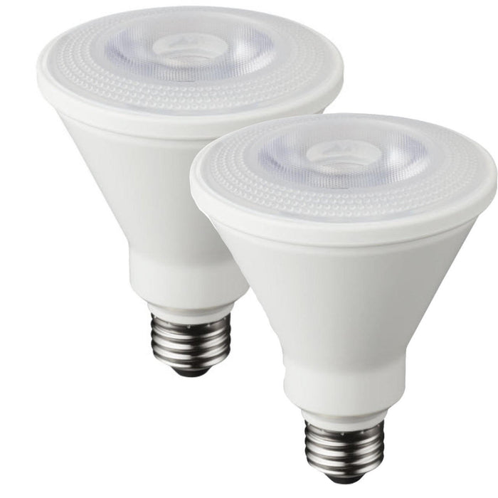 LED BR Lamp TCP L8BR30D1527K2 9W LED BR30 Lamp 2700K 2 Pack TCP