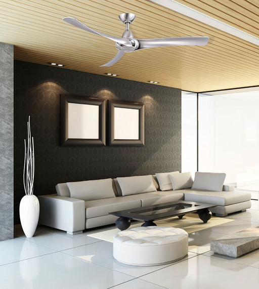 Ceiling Fan Wind River WR1461N Droid 52 Inch Ceiling Fan in Nickel Wind River Fans