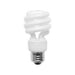 CFL Spiral 14 Watt CFL Bulb Spiral T3-12 Pack TCP