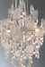 Chandelier Eurofase 34030-011 TRENTO 20" Champagne Silver and Glass Chandelier Eurofase