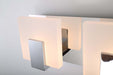 Bath Vanity Eurofase 34143-018 Canmore 3 Light Frosted Acrylic & Chrome Bath Vanity Light Eurofase