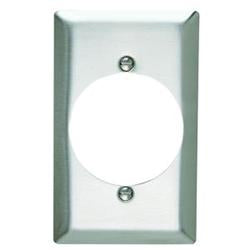 Cooper Wiring 39CH-BOX Chrome Power Outlet Wallplate