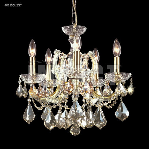 Crystal Chandelier James R Moder Maria Theresa 5 Arm Crystal Chandelier James R. Moder
