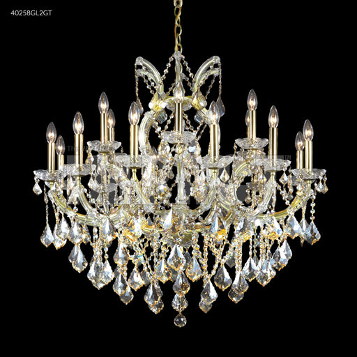 Crystal Chandelier James R Moder Maria Theresa 18 Arm Crystal Chandelier James R. Moder