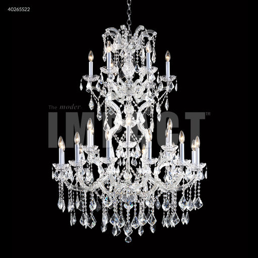 Grand Entry Crystal Chandelier Maria Theresa Two-Tiered 24 Arm Crystal Entry Chandelier James R. Moder