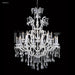 Grand Entry Crystal Chandelier Maria Theresa Three-Tiered 24 Arm Crystal Entry Chandelier James R. Moder