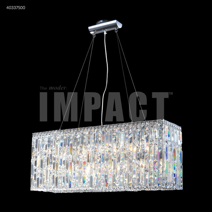 Crystal Chandelier James R. Moder 33" Contemporary Crystal Chandelier James R. Moder