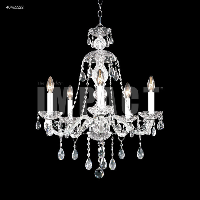 Crystal Chandelier James R Moder Palace Ice 5 Arm Chandelier James R. Moder