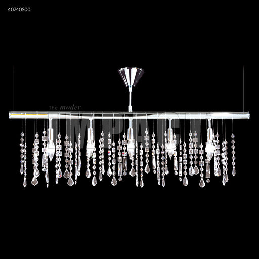 Crystal Chandelier James R Moder Contemporary 40740 Linear Chandelier James R. Moder