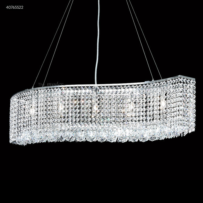 James R Moder 40765S22 Contemporary Collection 33" Linear Crystal Chandelier