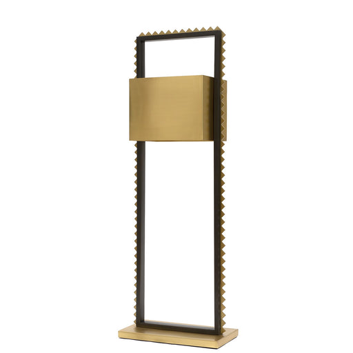 Floor Lamp Global Views Chancy Floor Lamp - Satin Brass and Bronze Global Views