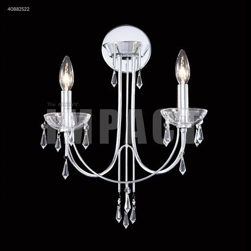 Wall Sconce James R Moder Crystal Rain Two Arm Wall Sconce James R. Moder