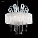 Crystal Chandelier James R Moder Contemporary White Shade Chandelier James R. Moder