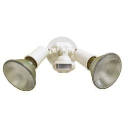 Security Flood Lights Cooper Lighting MS34W 110 Degree Motion Detector Floodlight, White Cooper