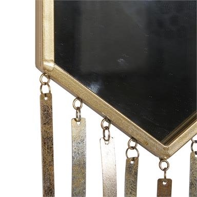 Round Mirror Key Chain with tassel – Laser cut by Jarcoz