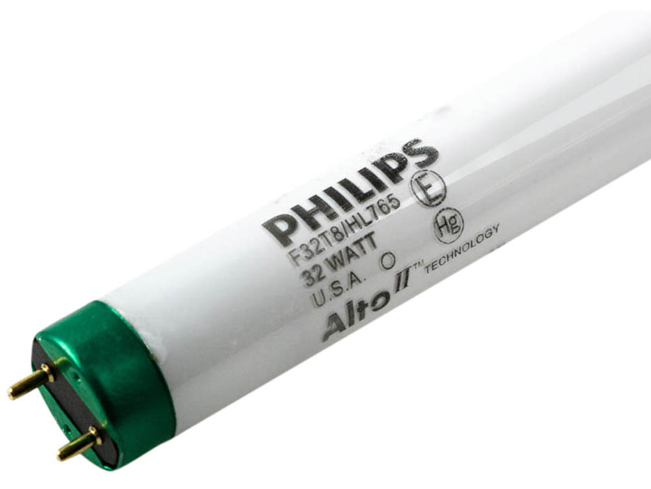 Handboek Methode Diversiteit Philips 453795 F32T8-HL765 32W T8 Long Life Fluorescent Tube 6500K - C —  LightStoreUSA