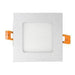 LED Recessed Downlight Radiant-Lite SSL4-50K 9 Watt Dimmable 4" LED Square Ultra Slim Downlight 5000K Radiant-Lite