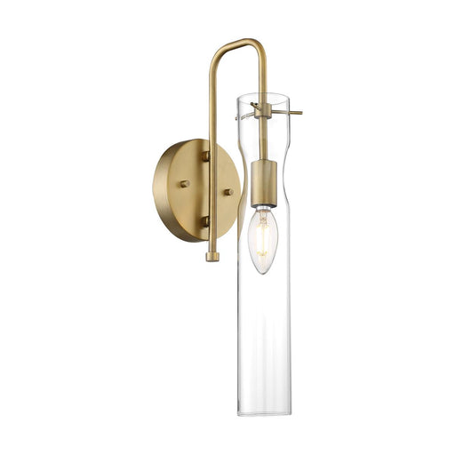 Wall Sconce Nuvo Lighting 60-6855 Spyglass 1 Light Sconce Vintage Brass Finish Nuvo Lighting