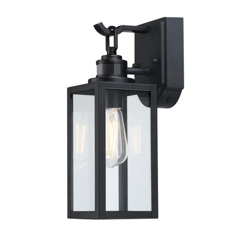 Outdoor Wall Light Westinghouse 6122600 Victoria Black Outdoor Wall Light with Motion Sensor Westinghouse