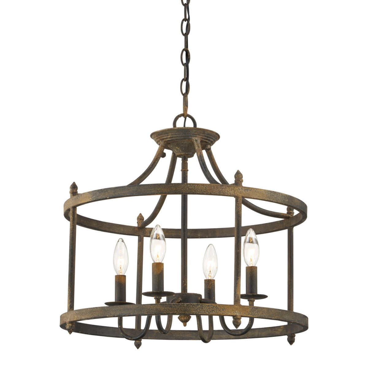 Forty West 707147 SemiFlush Convertible Chandelier — LightStoreUSA