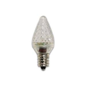 LED Candelabra Bulb Bulbrite 0.35W LED C7 Clear Light Bulb LED/C7C (Case of 25) Bulbrite