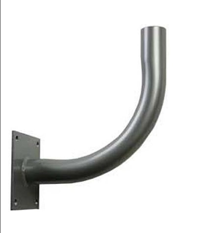 Right Angle Bracket Morris 79907 Right Angle Curved Bracket Wall/Square Pole Mounting Steel 2"Size Morris