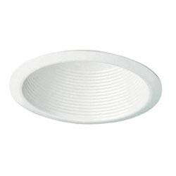Recessed Trim Royal Pacific 8519WH 6 Inch White Cone Baffle Trim Royal Pacific