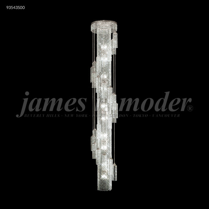 Large Entry Crystal Chandelier James R Moder 96 inch Contemporary Entry Chandelier James R. Moder