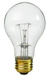 A19 Bulb Case of 10-25-Watt Incandescent A19 MED Clear LightStoreUSA