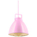 Pendant Sunlite 88753-SU E26 Zed Pink Pendant Light Fixture With Chrome Grill Sunlite