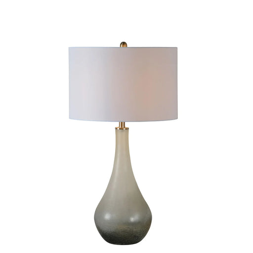 Table Lamp Forty West Designs 73059 Abigail Frosted & Crackled Glass Table Lamp Forty West Designs