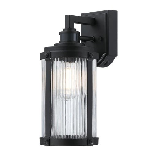 Outdoor Wall Light Westinghouse 6120600 Armin Black Outdoor Wall Light with Motion Sensor Westinghouse