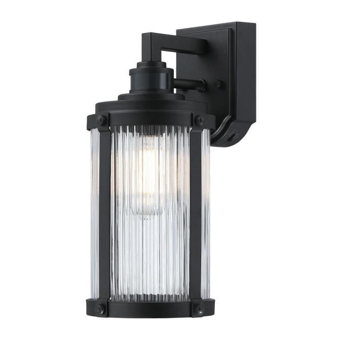 Westinghouse 6120600 Armin Black Outdoor Wall Light with Motion