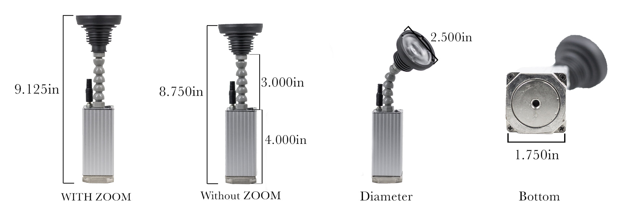 LED Event Light LED Bullet Zoom Pin Spot Wireless Stage & Event Light With Remote LightStoreUSA