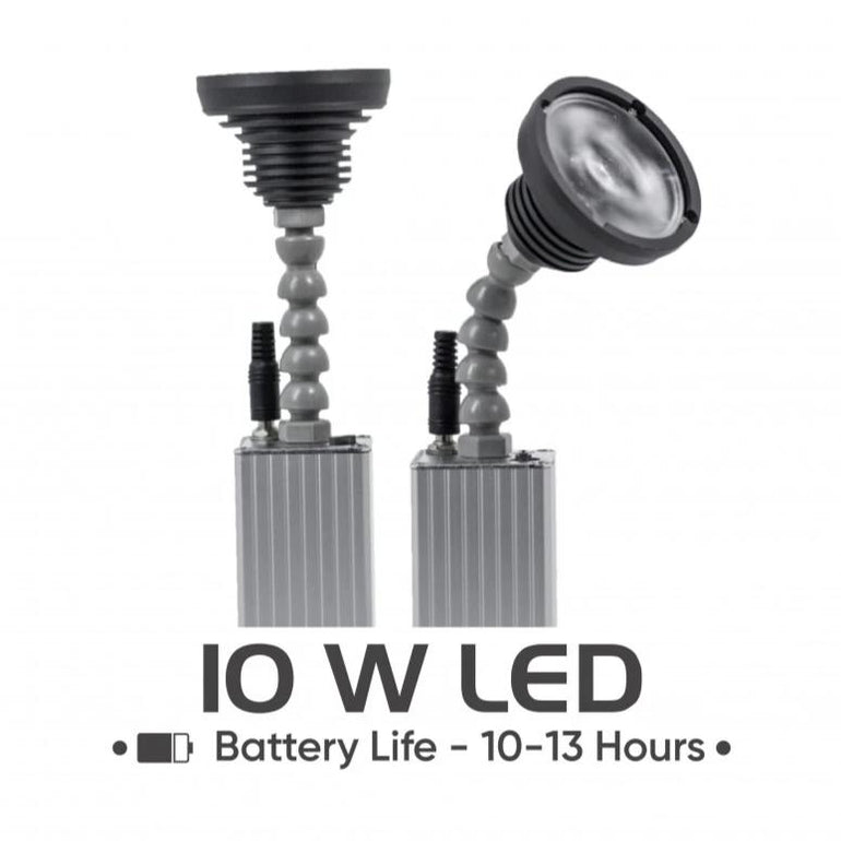 LED Bullet Zoom Pin Spot Wireless Stage & Event Light With Remote