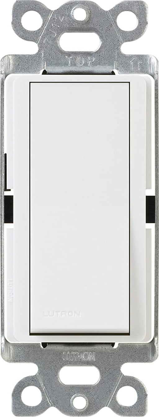 Light Switch Lutron CA-3PS-WH Claro 15 Amp 3-Way Switch - White Lutron
