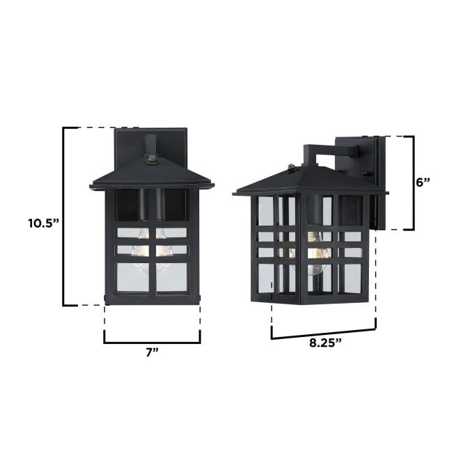 Outdoor Wall Light Westinghouse 6123100 Caliste Outdoor Wall Fixture with Dusk-To-Dawn Sensor Westinghouse