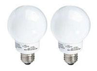 CFL Globe TCP 8060142 14 Watt A G25 CFL Globe Lamp 2700K (Pack Of 2) TCP