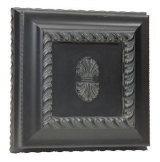 Craftmade CH5201-BK Hand-Carved Black Finish Door Chime