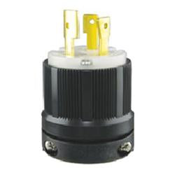 Cooper Wiring CWL1030P 30A 125/250V 3-Pole Ultra Grip Plug
