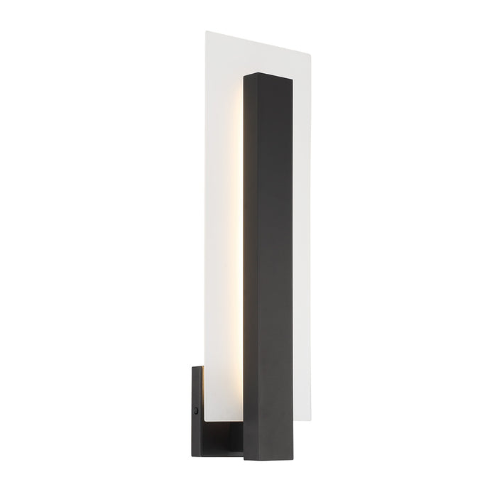 Outdoor Wall Light Eurofase 45722-011 Carta Large LED Outdoor Wall Sconce in Black Eurofase
