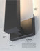 Outdoor Wall Light Eurofase 45722-011 Carta Large LED Outdoor Wall Sconce in Black Eurofase