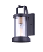 Outdoor Wall Light Canarm IOL457BKR Delano Outdoor Farmhouse Lantern Light Fixture Canarm