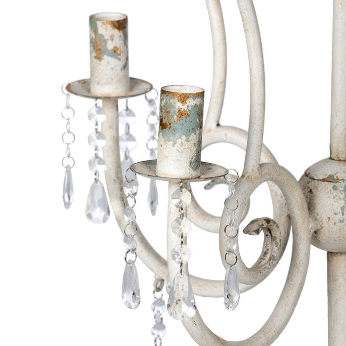 Table Lamp Park Hill Collection ELT26165 Beatrice Rustic Chic Table Top Chandelier Park Hill Collection