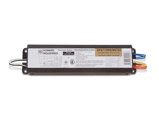 T12 Electronic Fluorescent Ballast American Ballast Replacement AB2-96HO-RS-120 T12HO, 1 or 2-Lamp 8' 120 Volt Howard
