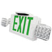Exit Emergency Combo Combo LED & INCANDESCENT Exit/Emergency Light Double Face 120/277V LightStoreUSA