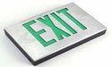 Exit Sign 6in Die Cast Aluminum Green LED Exit Sign LightStoreUSA
