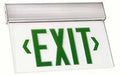 Exit Sign 6in Edgelite Exit 1-Face Green Battery Back-up LightStoreUSA
